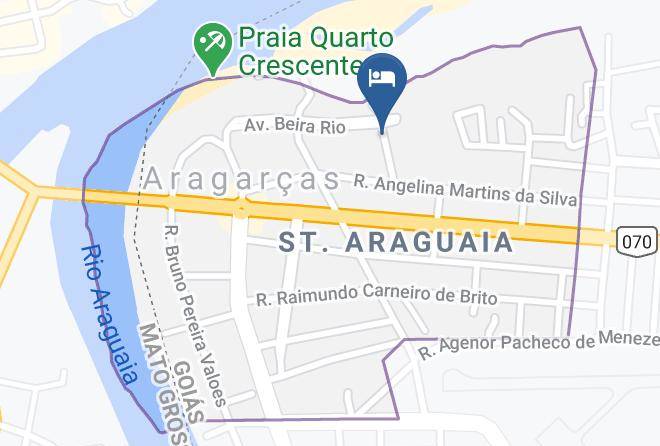 Aragarcas - Pousada Hotel Araguaia Maps