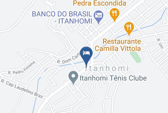 Itanhomi - Pousada Hotel Dona Maria Maps