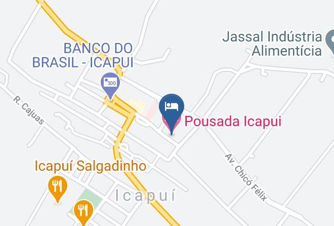 Icapui - Pousada Icapui Maps