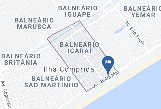 Ilhaprida - Pousada Icarai Ilha Comprida Maps