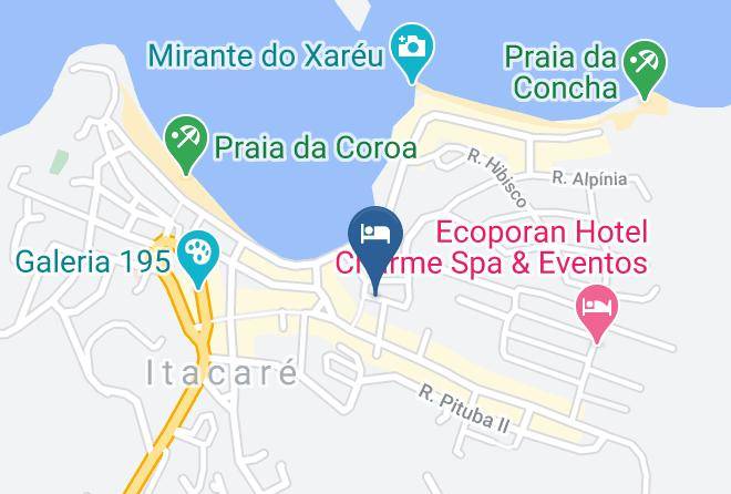 Itacare - Pousada Ideal Maps