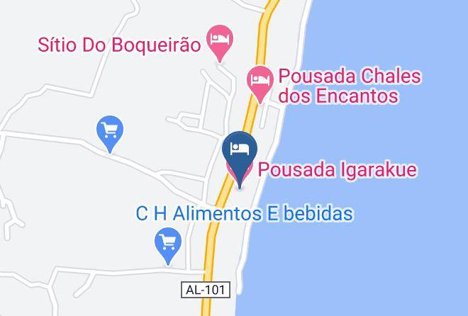 Japaratinga - Pousada Igarakue Maps