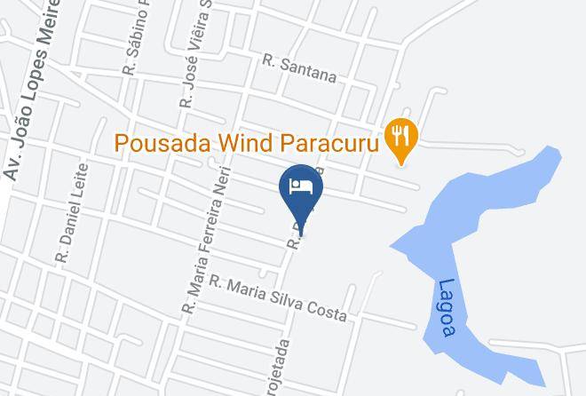 Paracuru - Pousada Iguana Park Paracuru Maps
