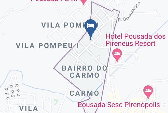 Pirenopolis - Pousada Ikabana Maps