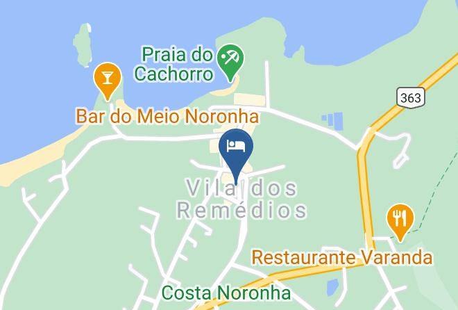 Fernando De Noronha - Pousada Ilha & Mar Maps
