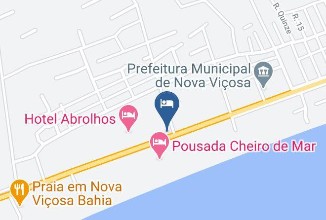 Nova Vicosa - Pousada Ilhas Do Sol Maps