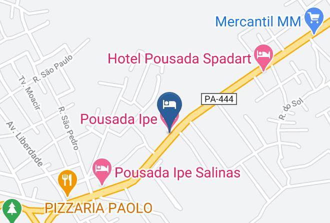 Salinopolis - Pousada Ipe Maps