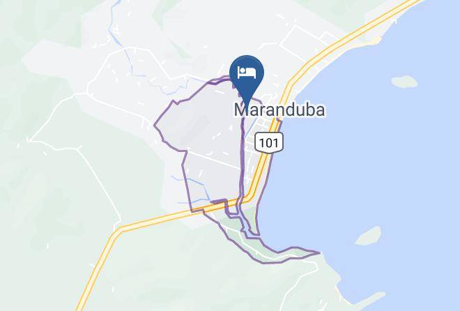 Ubatuba - Pousada Ilha Vitoria Maps