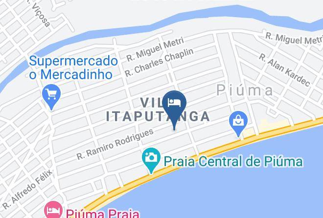 Piuma - Pousada Itaputanga Maps