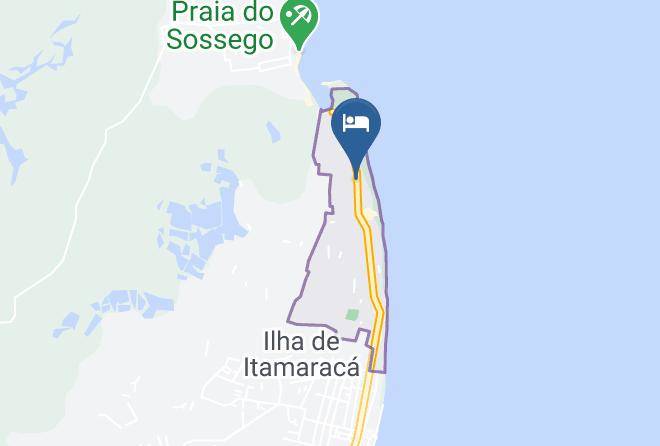 Ilha De Itamaraca - Pousada Jaguaribe Maps