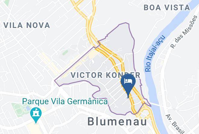 Blumenau - Pousada Jardim Alameda Maps