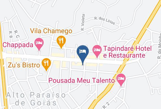 Alto Paraiso De Goias - Pousada Jardim Da Nova Era Maps
