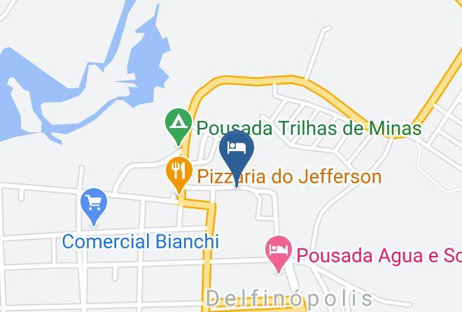 Delfinopolis - Pousada Jardim Da Serra Maps
