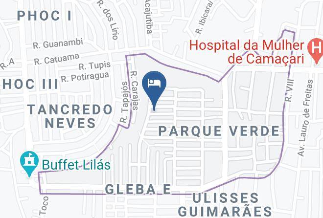 Camacari - Pousada Joao De Barro Maps