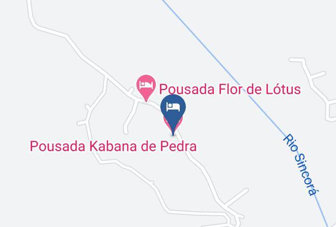 Ibicoara - Pousada Kabana De Pedra Maps
