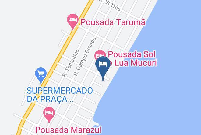 Mucuri - Pousada Kambuka Maps