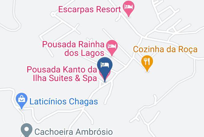 Capitolio - Pousada Kanto Da Ilha Suites & Spa Maps