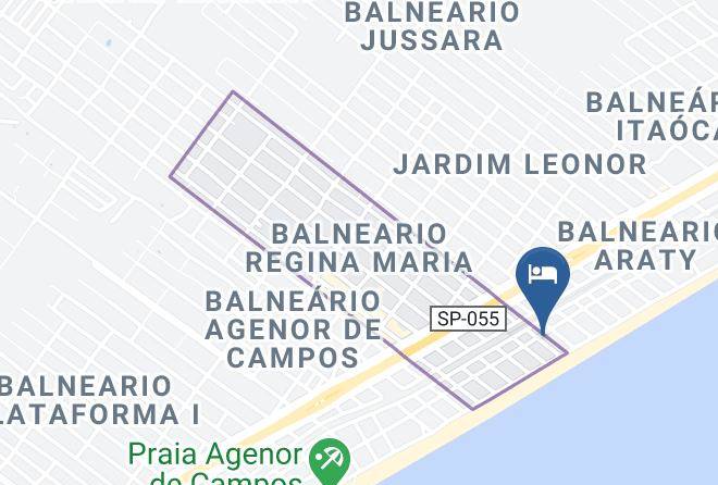 Mongagua - Pousada Kasai Maps