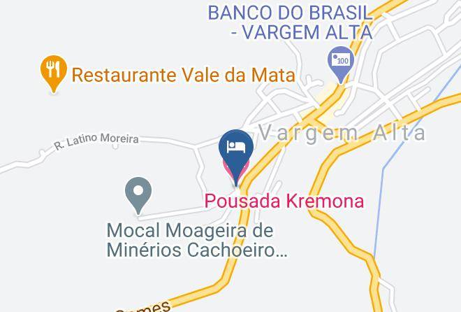 Vargem Alta - Pousada Kremona Maps