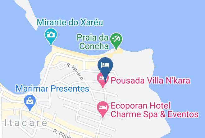 Itacare - Pousada L'arcobaleno Maps
