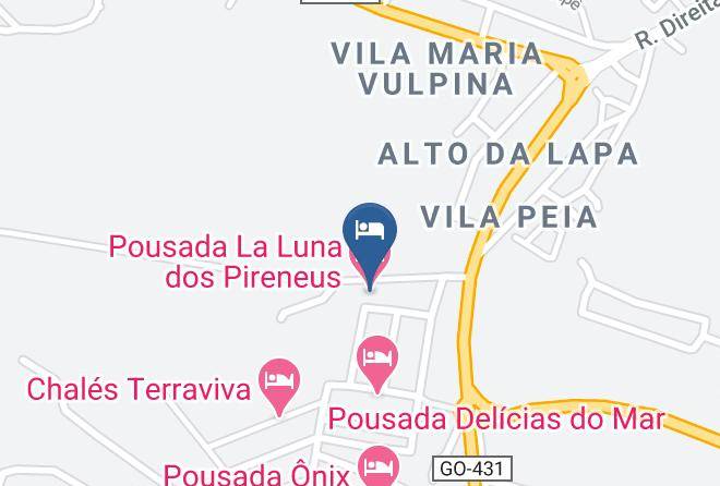 Pirenopolis - Pousada La Luna Dos Pireneus Maps