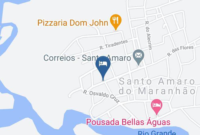 Santo Amaro Do Maranhao - Pousada Lagoa Azul Maps