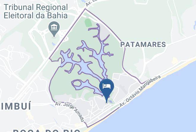 Salvador - Pousada Salvador Praia Maps