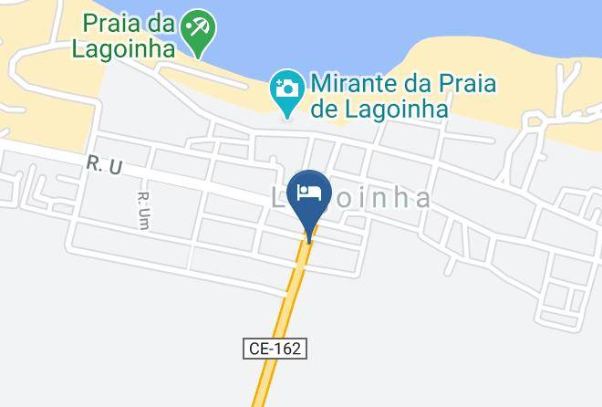 Paraipaba - Pousada Lagoinha Beach Maps