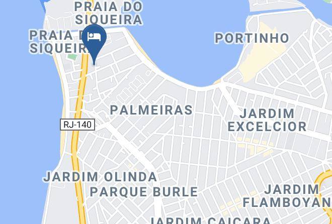 Cabo Frio - Pousada Lalampara Maps