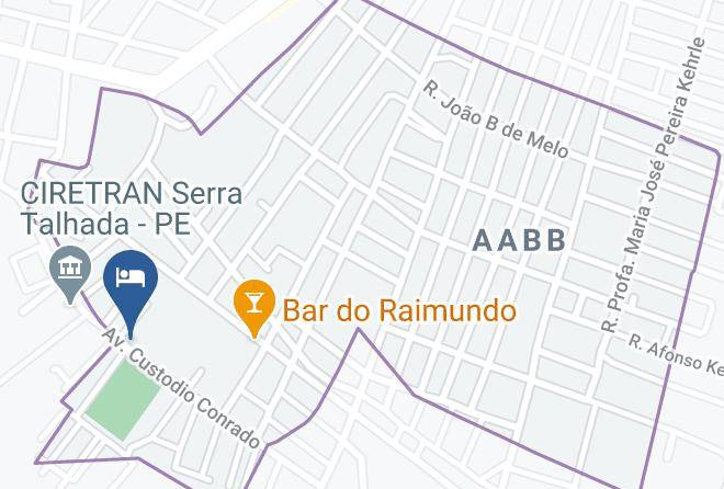 Serra Talhada - Pousada Lampiao Maps