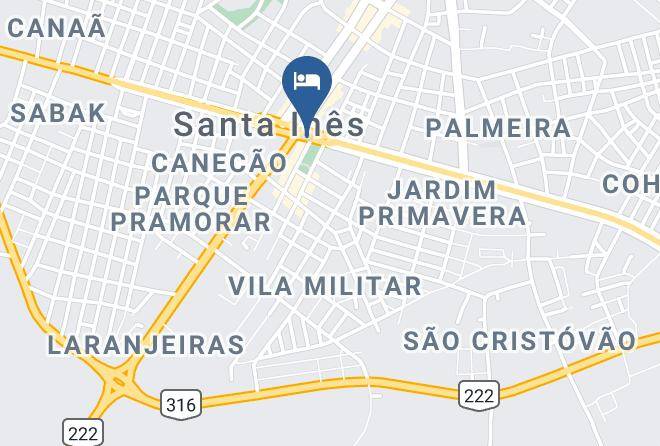 Santa Ines - Pousada Laranjeiras Maps