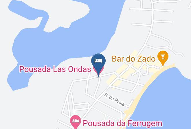 Garopaba - Pousada Las Ondas Maps