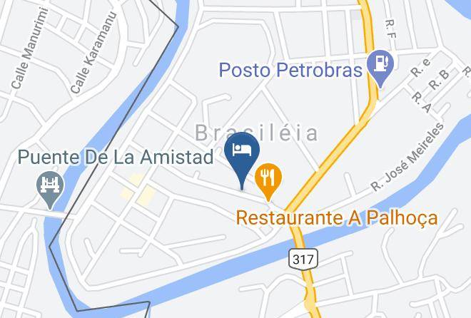 Brasileia - Pousada Las Palmeiras Maps