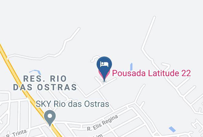 Rio Das Ostras - Pousada Latitude 22 Maps