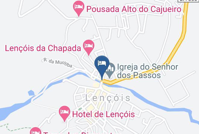 Lencois - Pousada Lavramor Maps