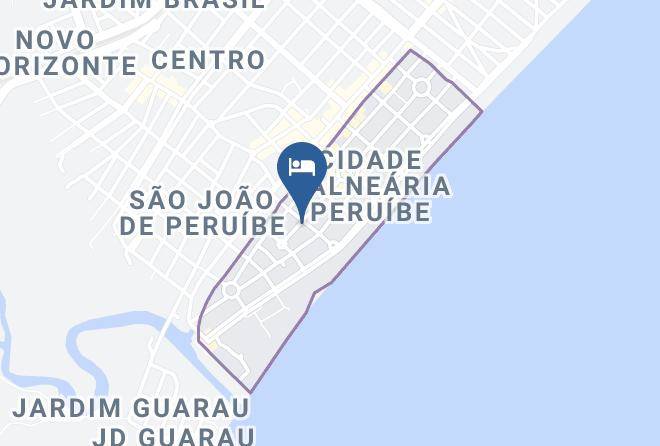 Peruibe - Pousada Leao Verde Maps