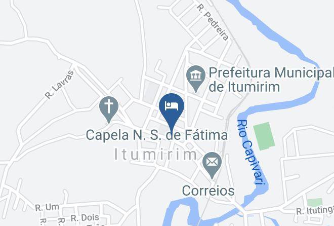 Itumirim - Pousada Leopoldo Maps