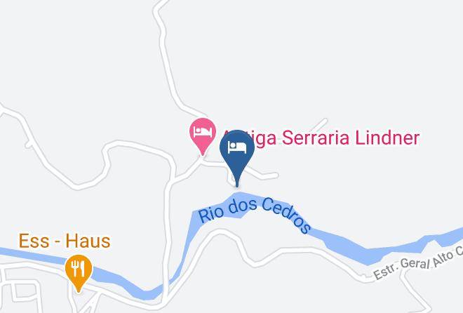 Rio Dos Cedros - Pousada Lindnerhof Maps