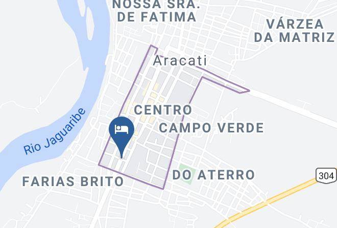 Aracati - Pousada Litoranea Maps
