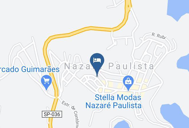 Nazare Paulista - Pousada Lourenco Maps