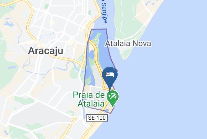 Aracaju - Pousada Lua Cheia Maps