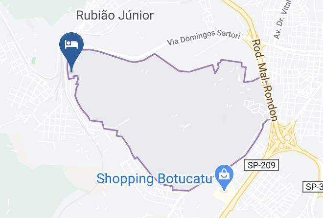 Botucatu - Pousada Lua Cheia Maps