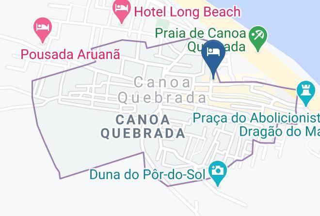 Aracati - Pousada Lua Estrela Maps