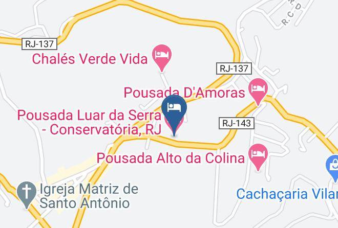 Valenca - Pousada Luar Da Serra Conservatoria Rj Maps