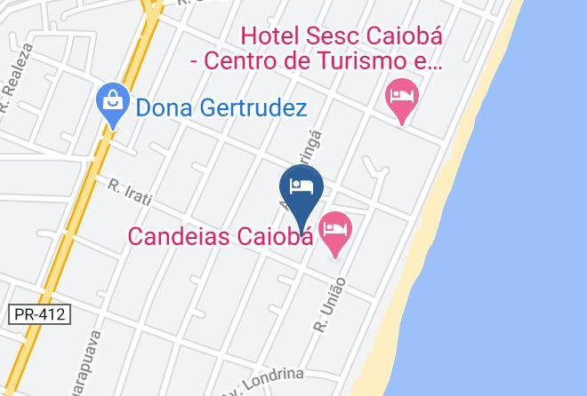 Matinhos - Pousada Luar De Caioba Maps