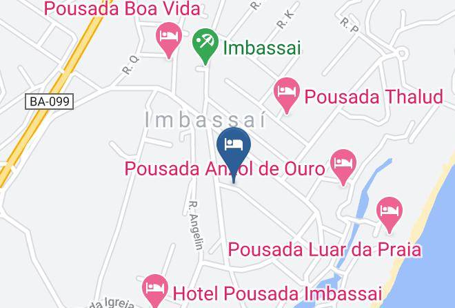 Mata De Sao Joao - Pousada Luar De Imbassay Maps