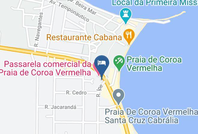Santa Cruz Cabralia - Pousada Luar Maps