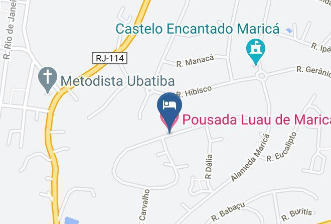 Marica - Pousada Luau De Marica Maps