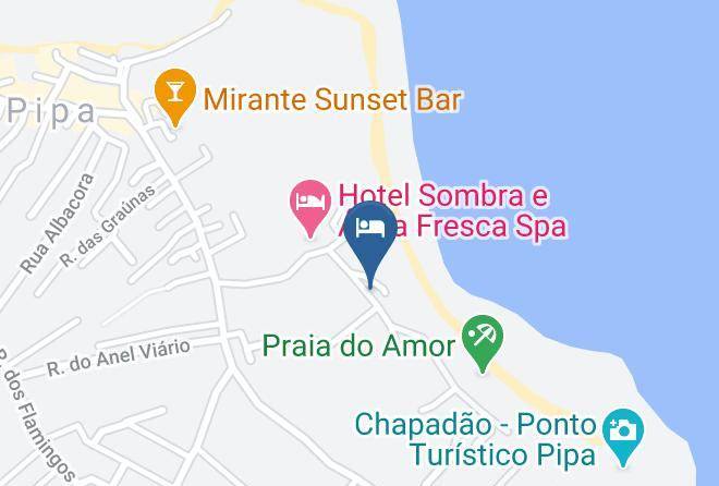 Tibau Do Sul - Pousada Luz Da Lua Maps