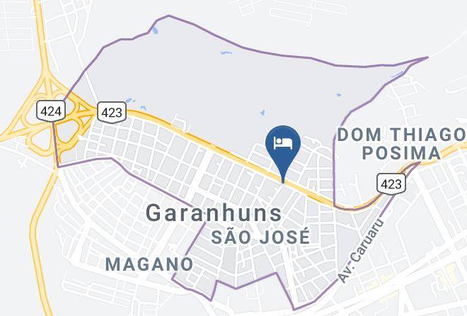 Garanhuns - Pousada Macaranduba Maps